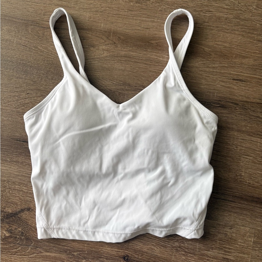 White Workout Tank Top